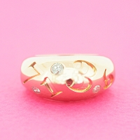 子供の名前でピンキーリング