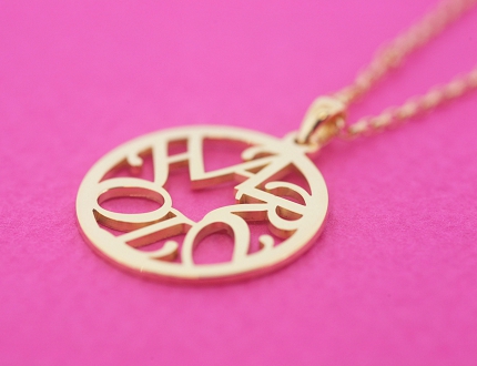 名前ネックレス