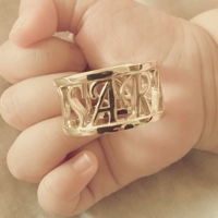 子ども名前リング