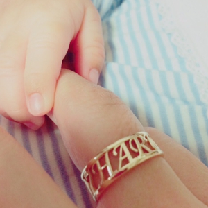 子供の名前リング